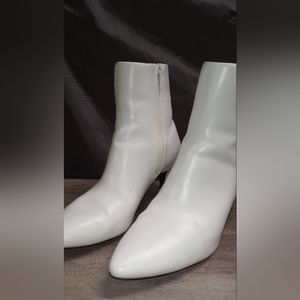 Christian Siriano White Boots